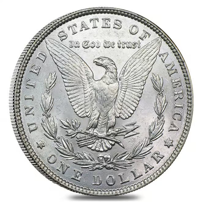 1878-1904 Morgan Silver Dollar BU reverse