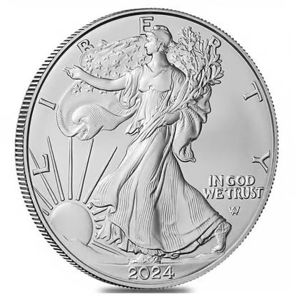 2024 1 oz Silver American Eagle reverse