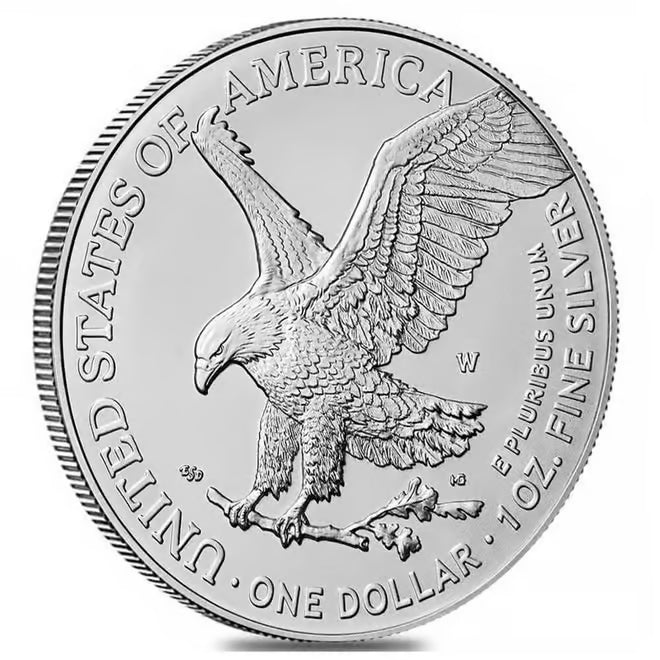 2024 1 oz Silver American Eagle detail