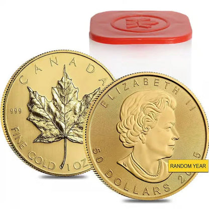 1 oz Canadian Gold Maple Leaf coin front