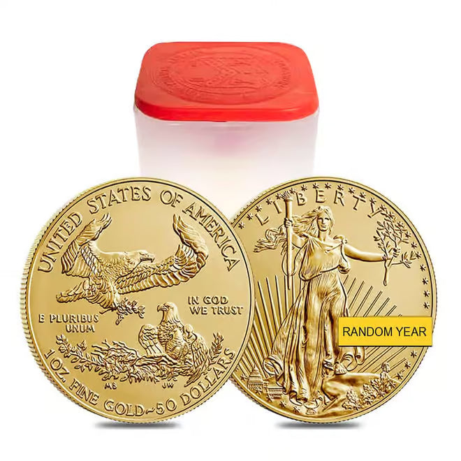 1 oz Gold American Eagle detail